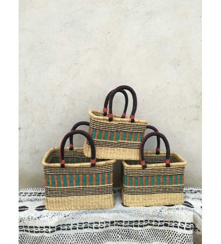 3-in-1 Rectangular Bolga Baskets (USD)